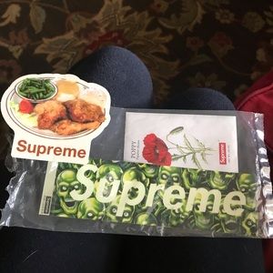 Supreme box logo sticker pack